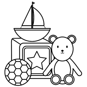 Toys coloring pages printable for free download