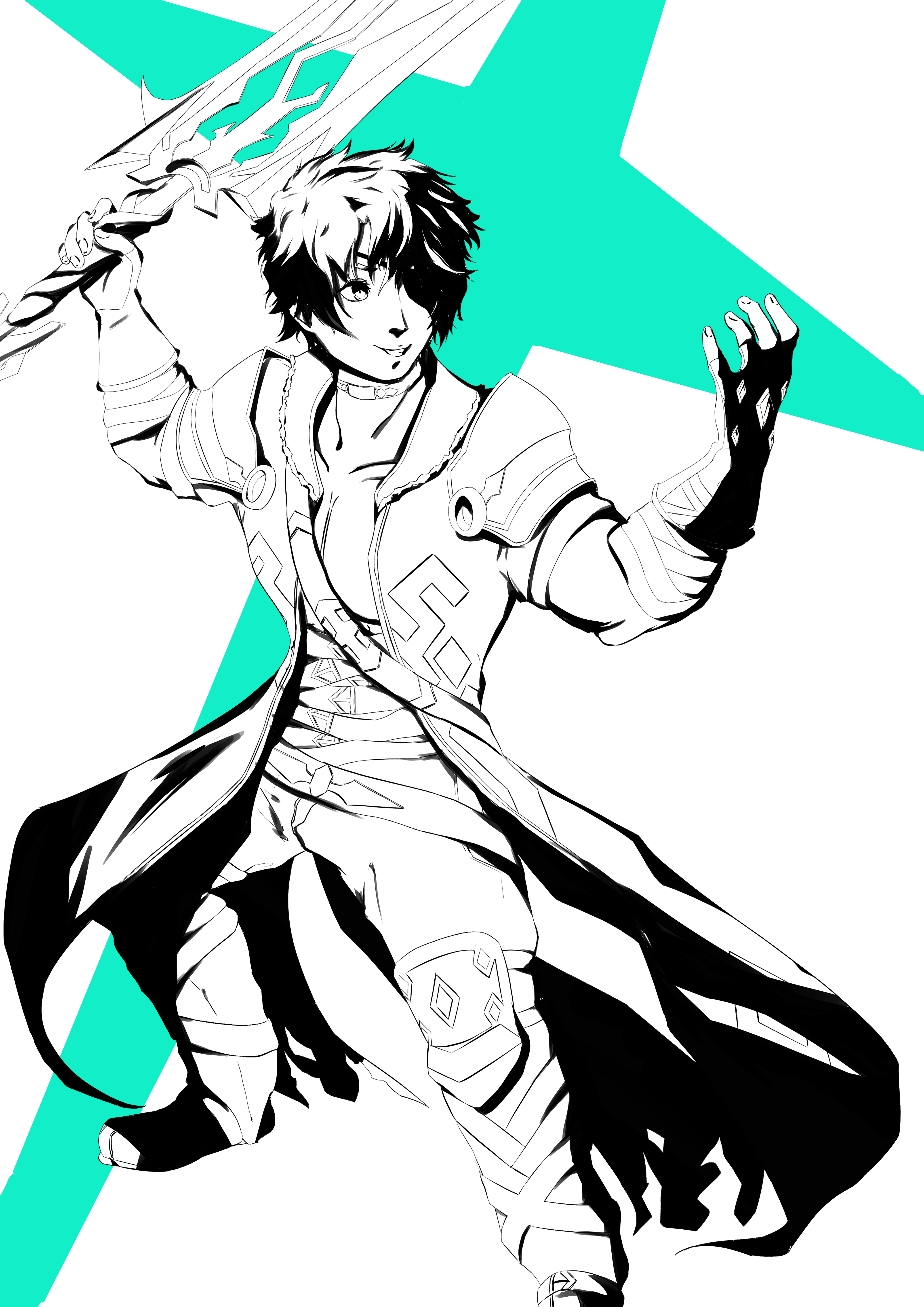 In the middle of xc hype have some random zeke fanart rxenobladechronicles