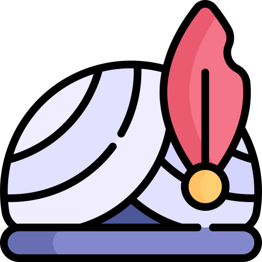 Turban kawaii lineal color icon