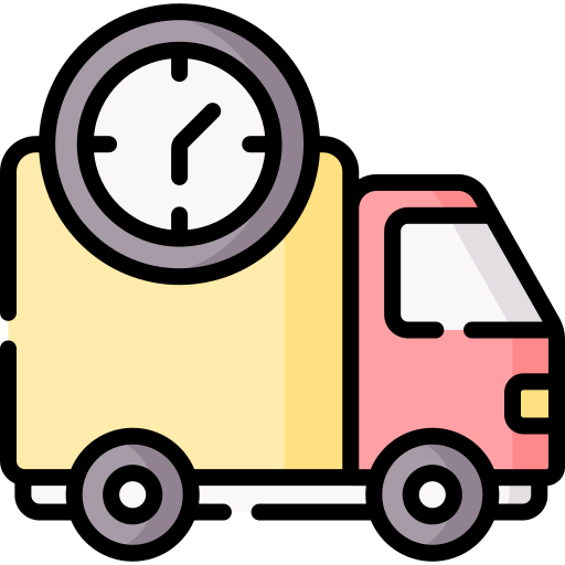 Delivery time special lineal color icon