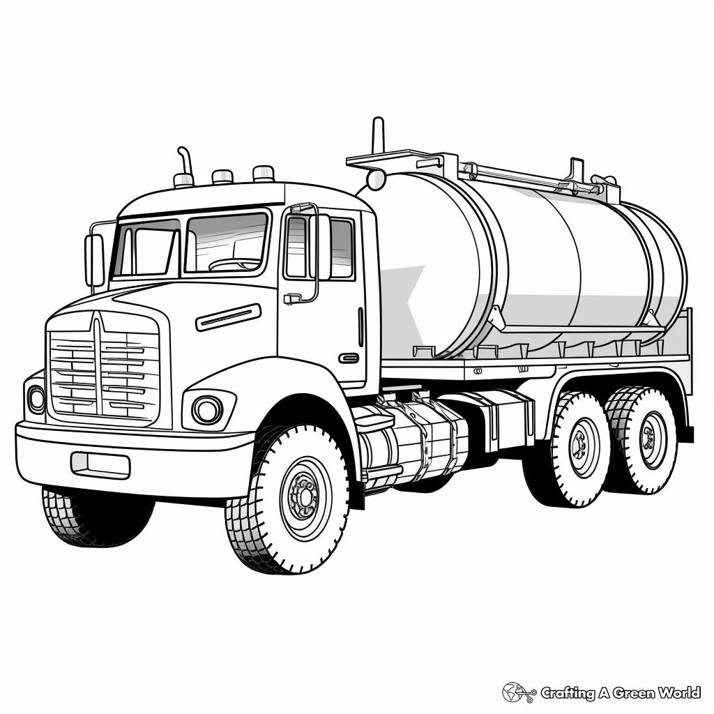 Army truck coloring pages
