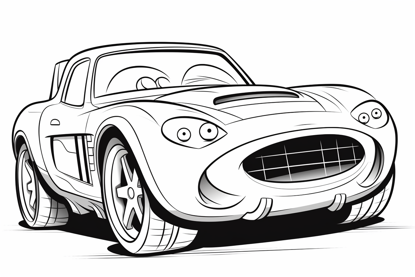 Racing car coloring books for children coloring pages
