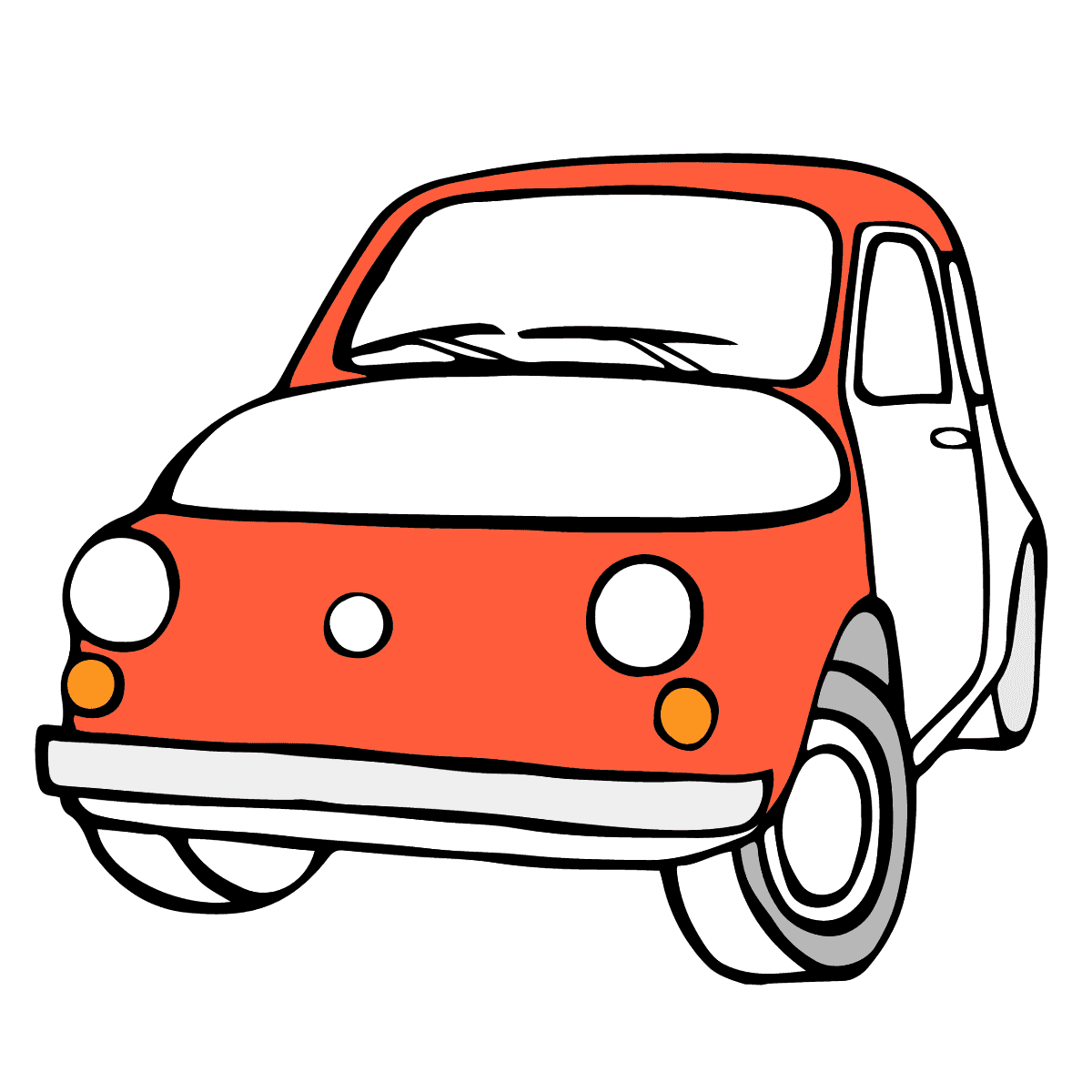 Car coloring pages for kids