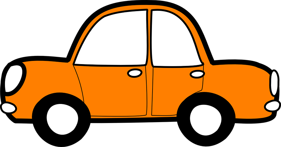 Download car orange vehicle royalty