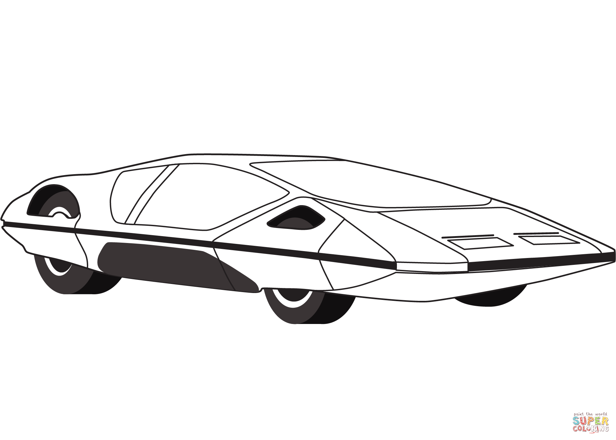 Ferrari pininfarina s modulo coloring page free printable coloring pages