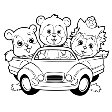 Car coloring page for kids vector car drawing ring drawing kid drawing png and vector with transparent background for free download