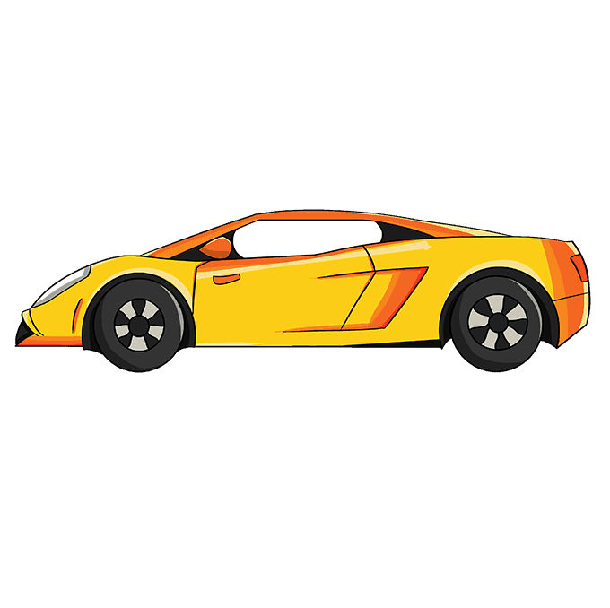 How to draw a lamborghini