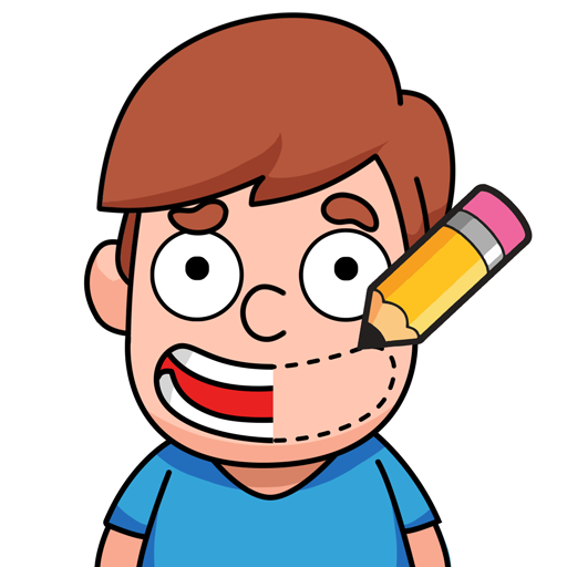Crafty puzzle drawing game