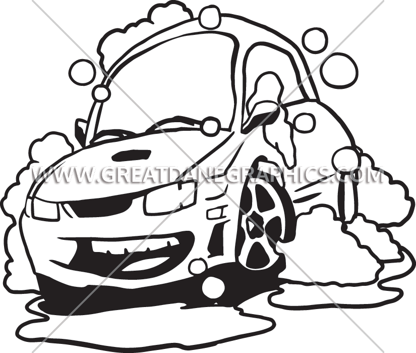 Car wash production ready artwork for t