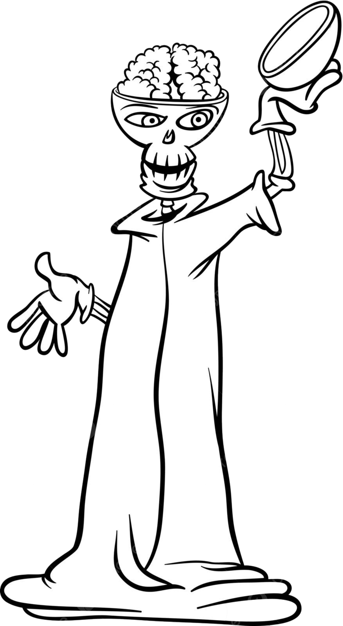 Dibujo de queleto png vector psd e clipart para dcarga gratuita