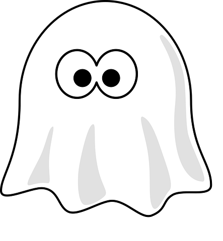 Fantasma dia das uxas assustador