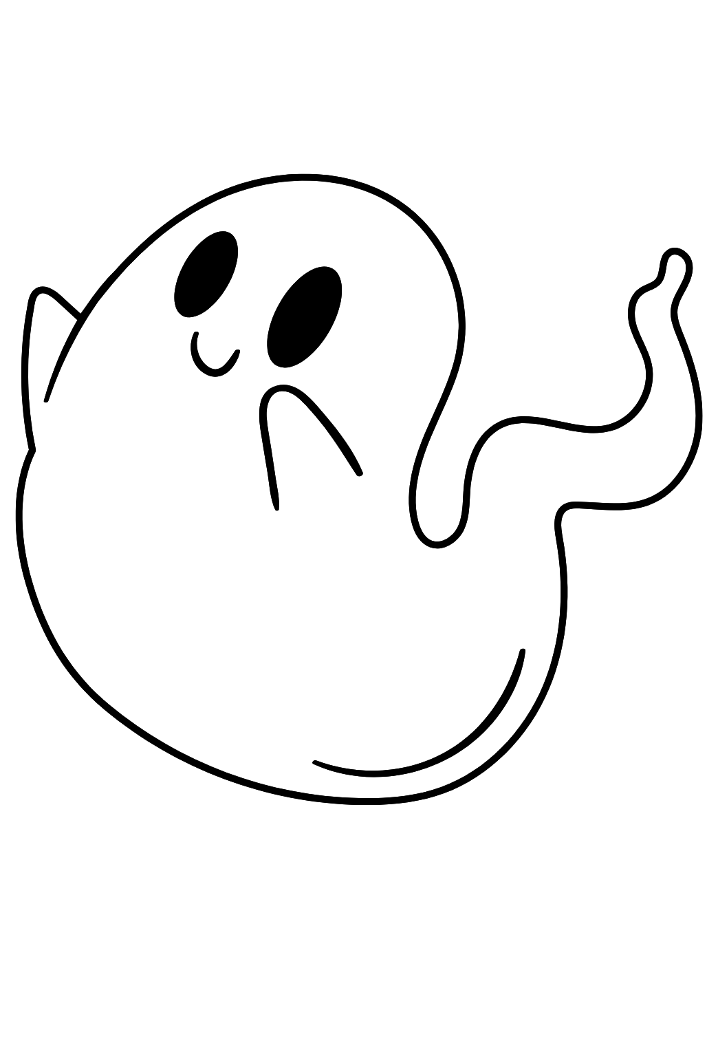 Mejor felicitaciãn halloween fantasma para colorear y imprimir gratis para adultos niãas y niãos