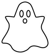 Dibujos de fantasma para colorear