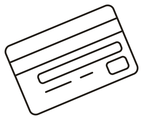 Credit card coloring page free printable coloring pages