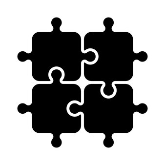 Page puzzle graphic with pieces images