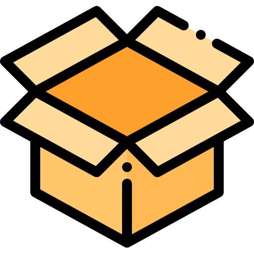 Box detailed rounded lineal color icon