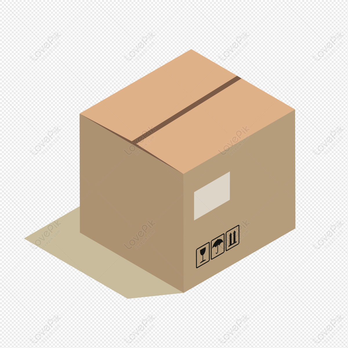 Carton packaging png images with transparent background free download on
