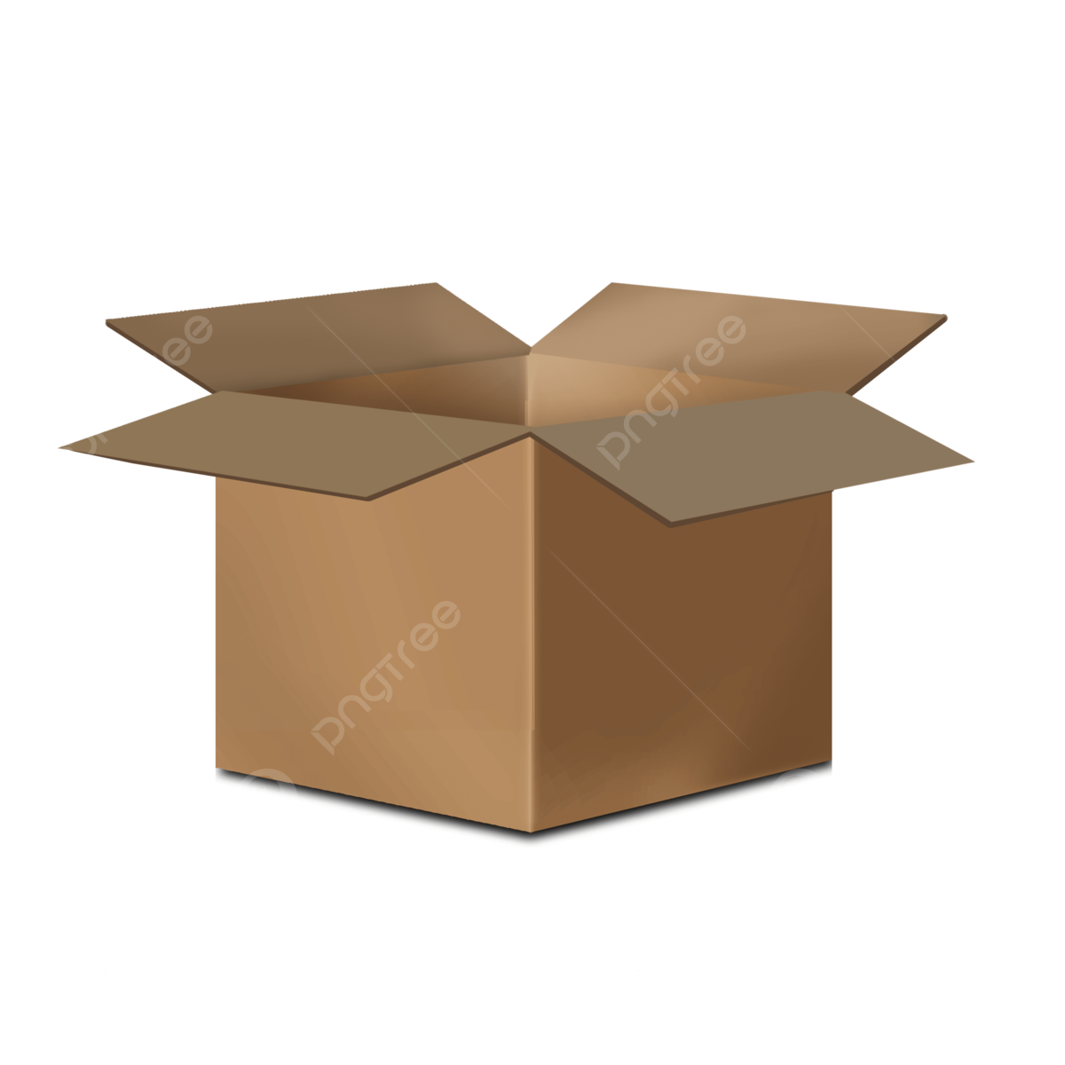 Cardboard open box packaging mockup cardboard boxes box packaging openbox png transparent clipart image and psd file for free download