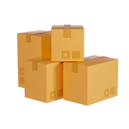Cardboard box d illustration download in png obj or blend format