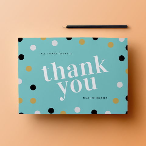 Thank you card ideas