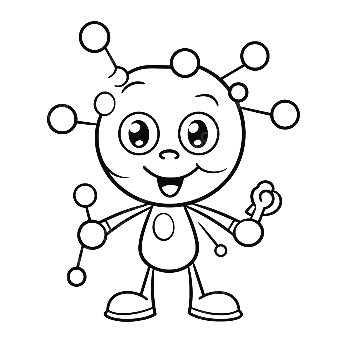Coloring pages images best of science kids cute coloring pages to print outline sketch drawing vector molecular drawing molecular outline molecular sketch png and vector with transparent background for free download