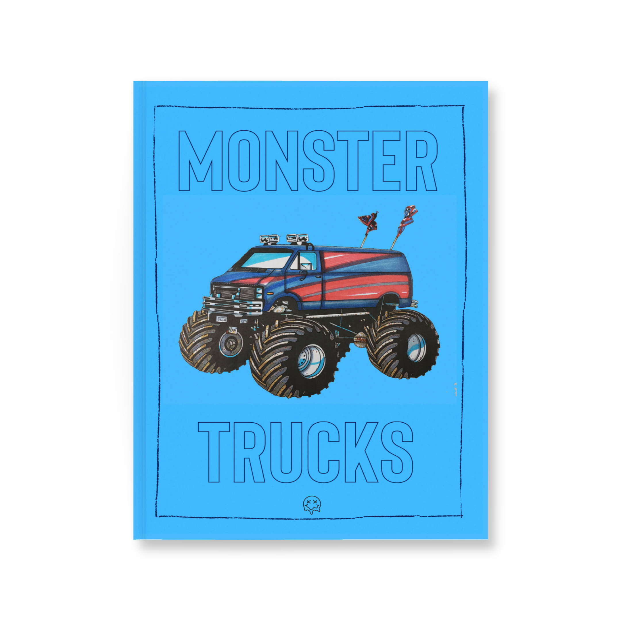 Monster trucks coloring book â colorcrush