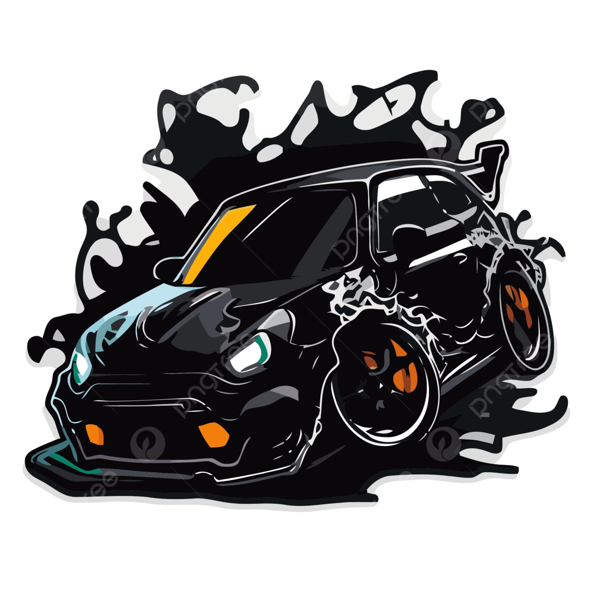 Car shape vector art png images free download on