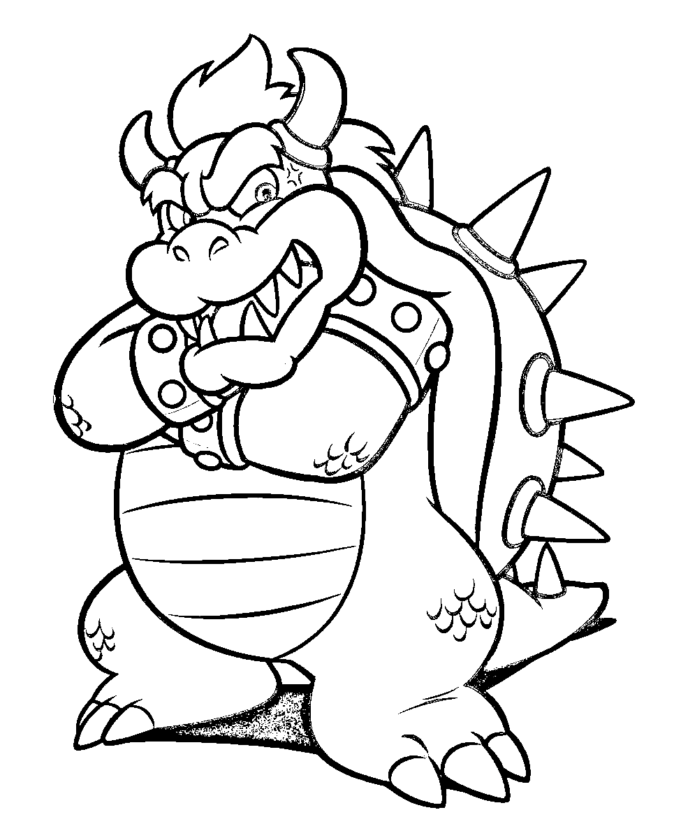 Super mario bros coloring pages