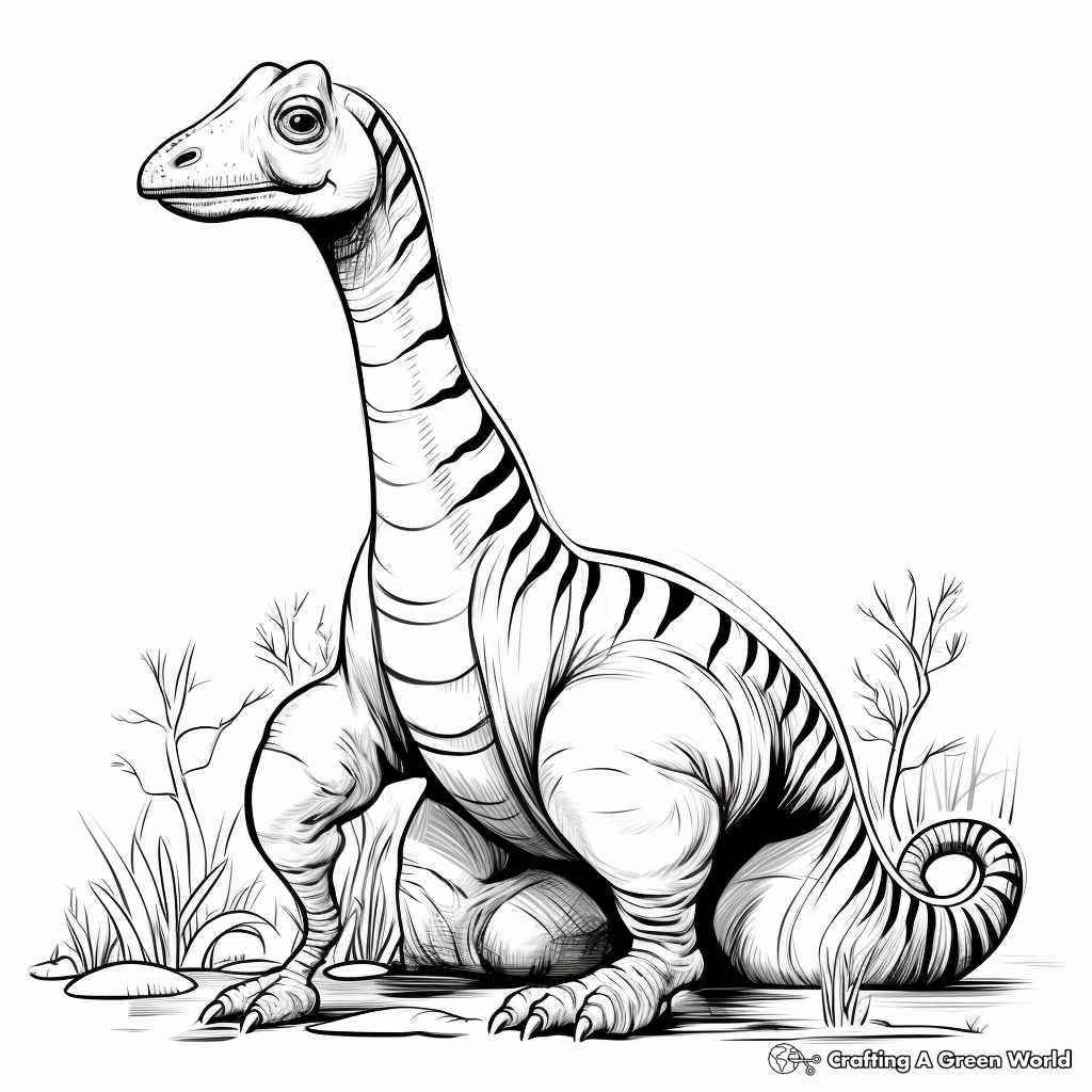 Corythosaurus coloring pages