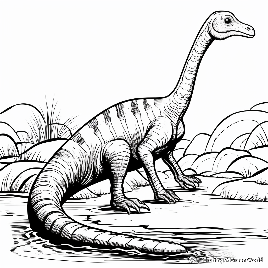 Corythosaurus coloring pages