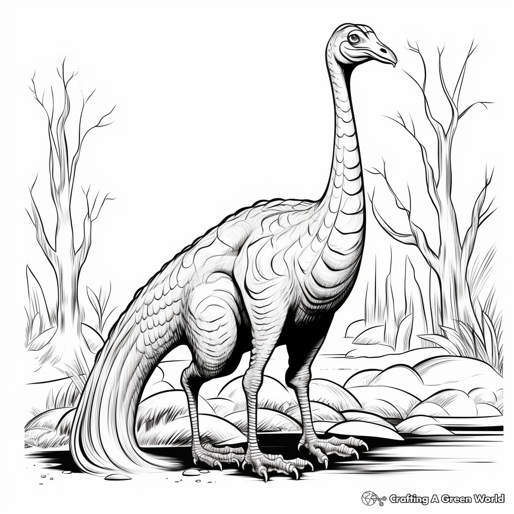 Corythosaurus coloring pages