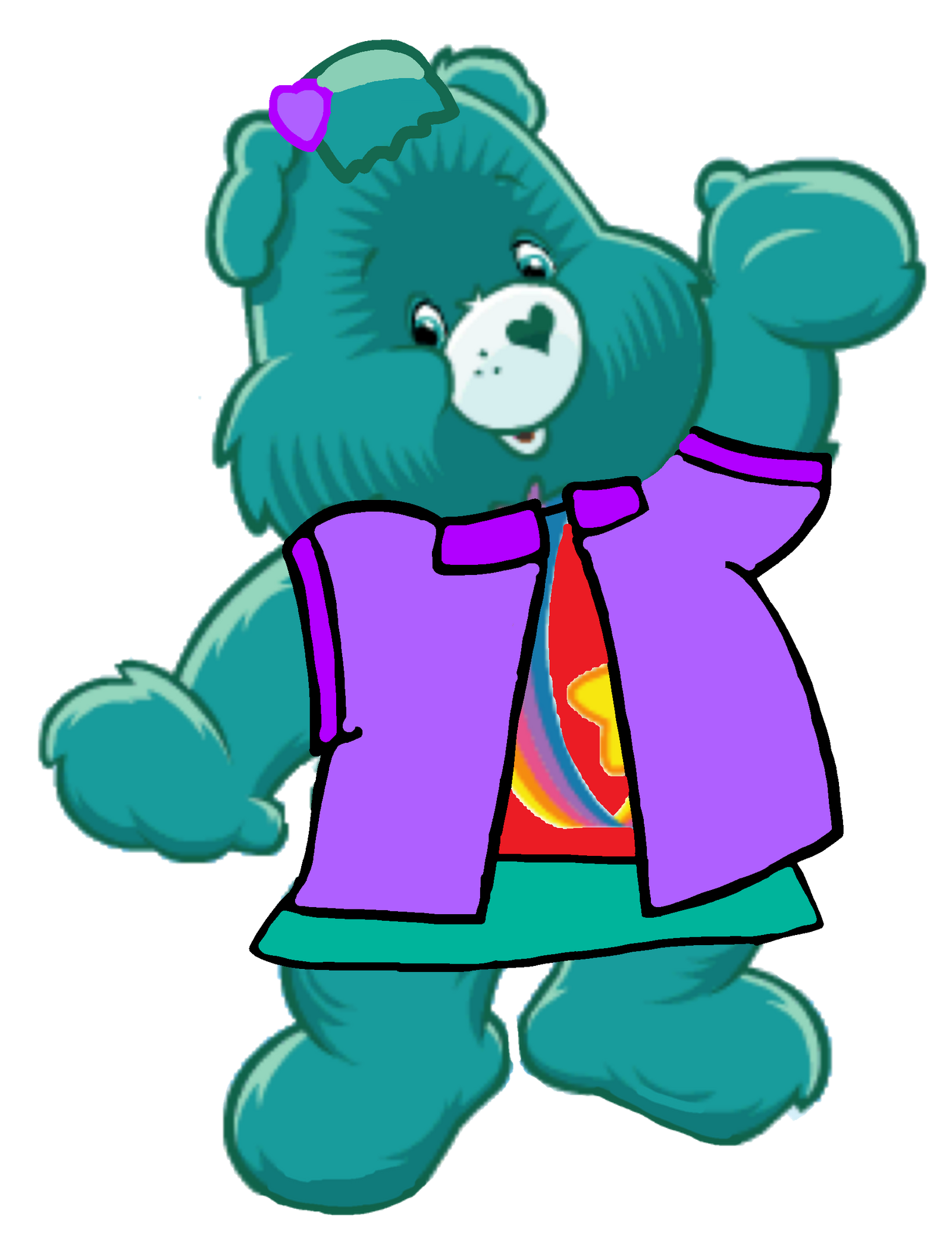 Care bears thanks a lot bear summer outfit d by joshuat on