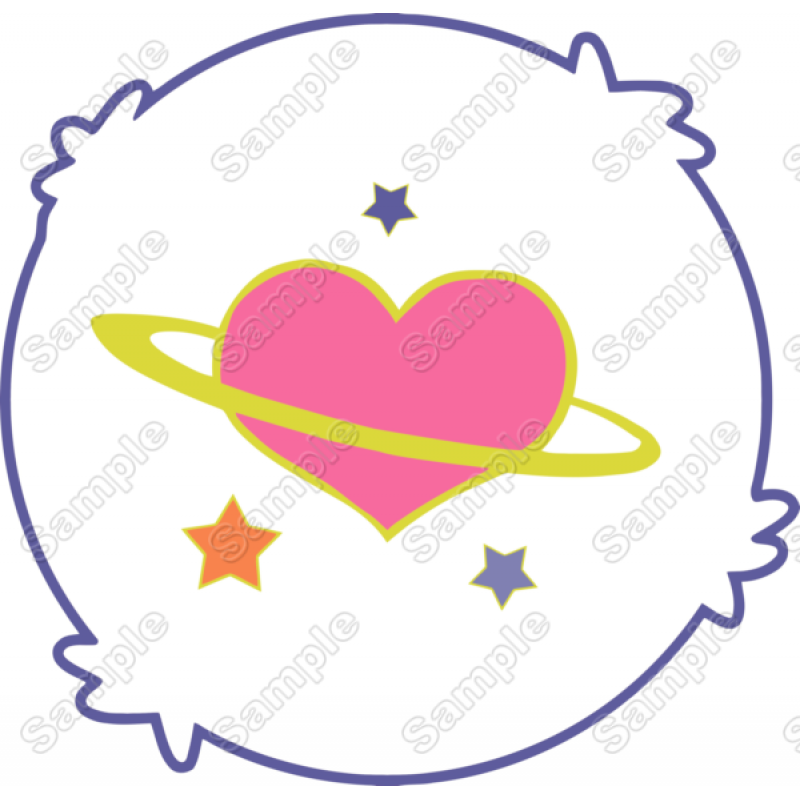 Care bear tummies belly symbol costume t shirt iron on transfer