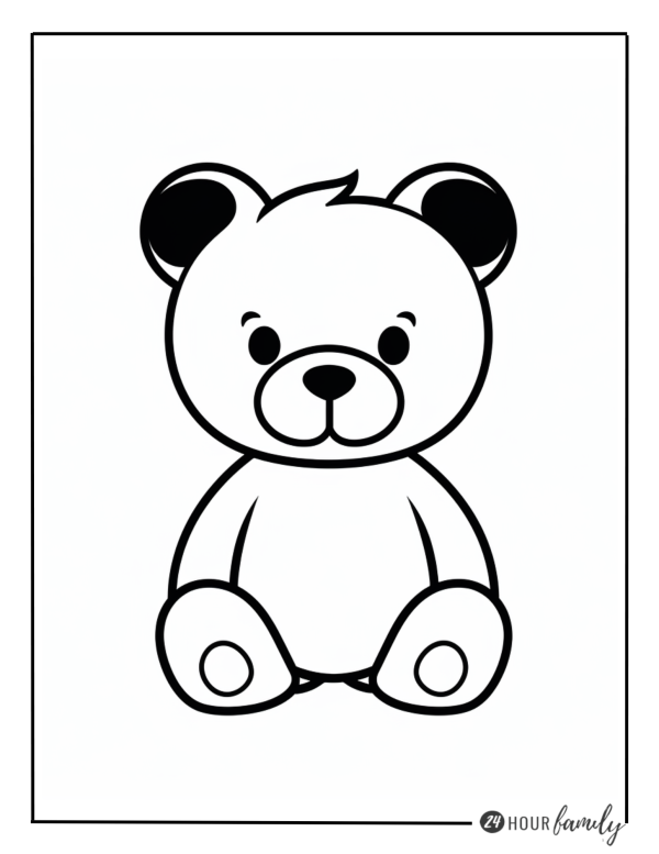Free teddy bear coloring pages updated