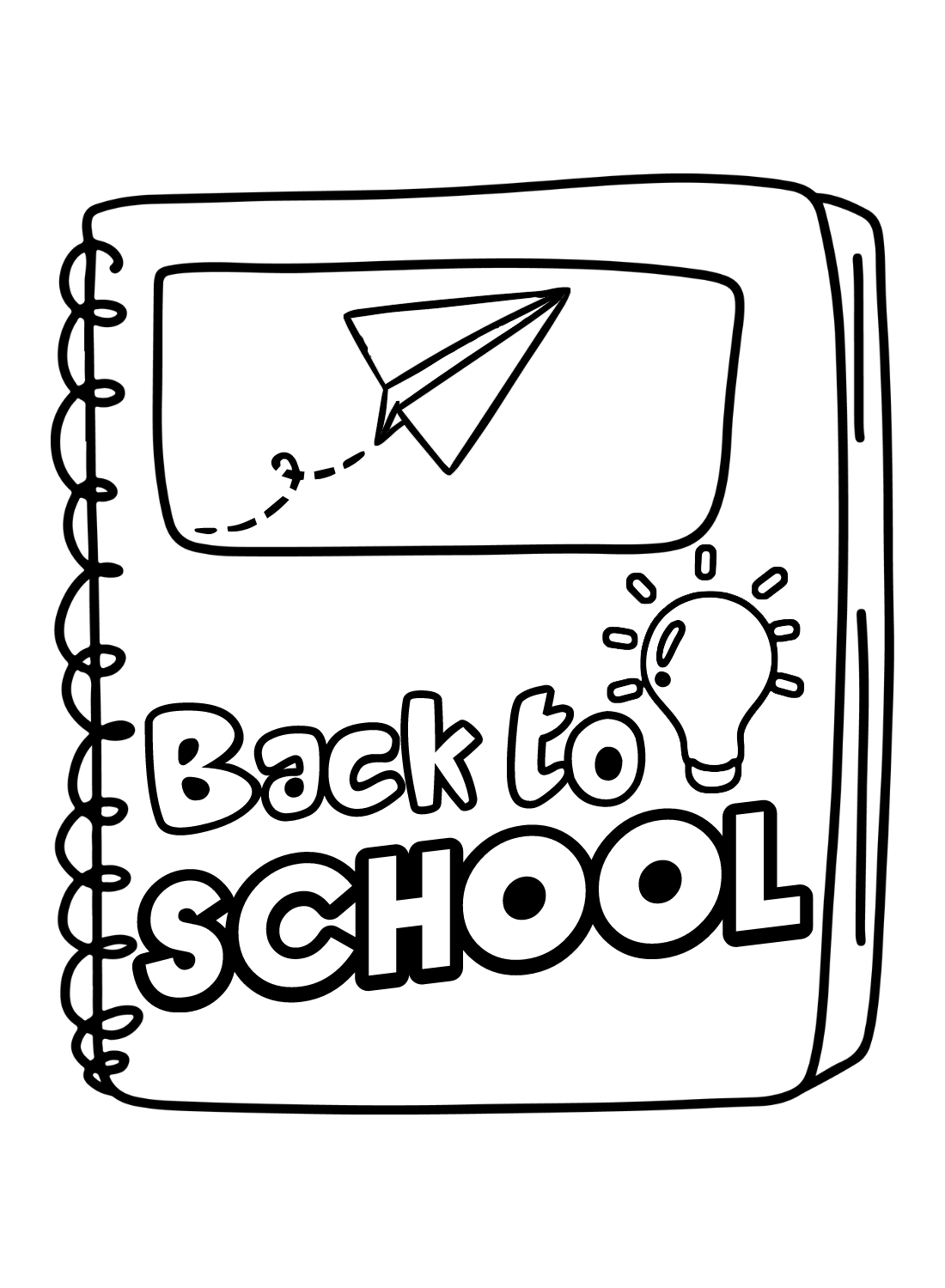 Back to school coloring pages