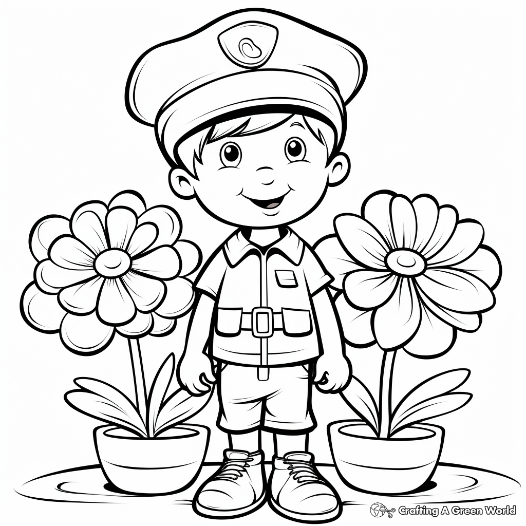 Veterans day coloring pages