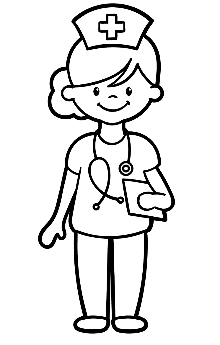 Pin by shelby richardson leighton on nursing coloring pages color nurse