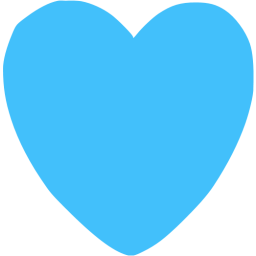 Caribbean blue favorite icon