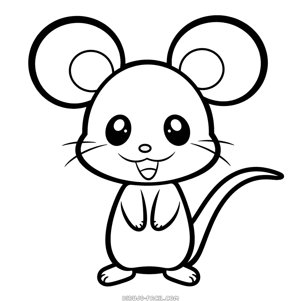 Dibujo fãcil de ratãn dibujo facil