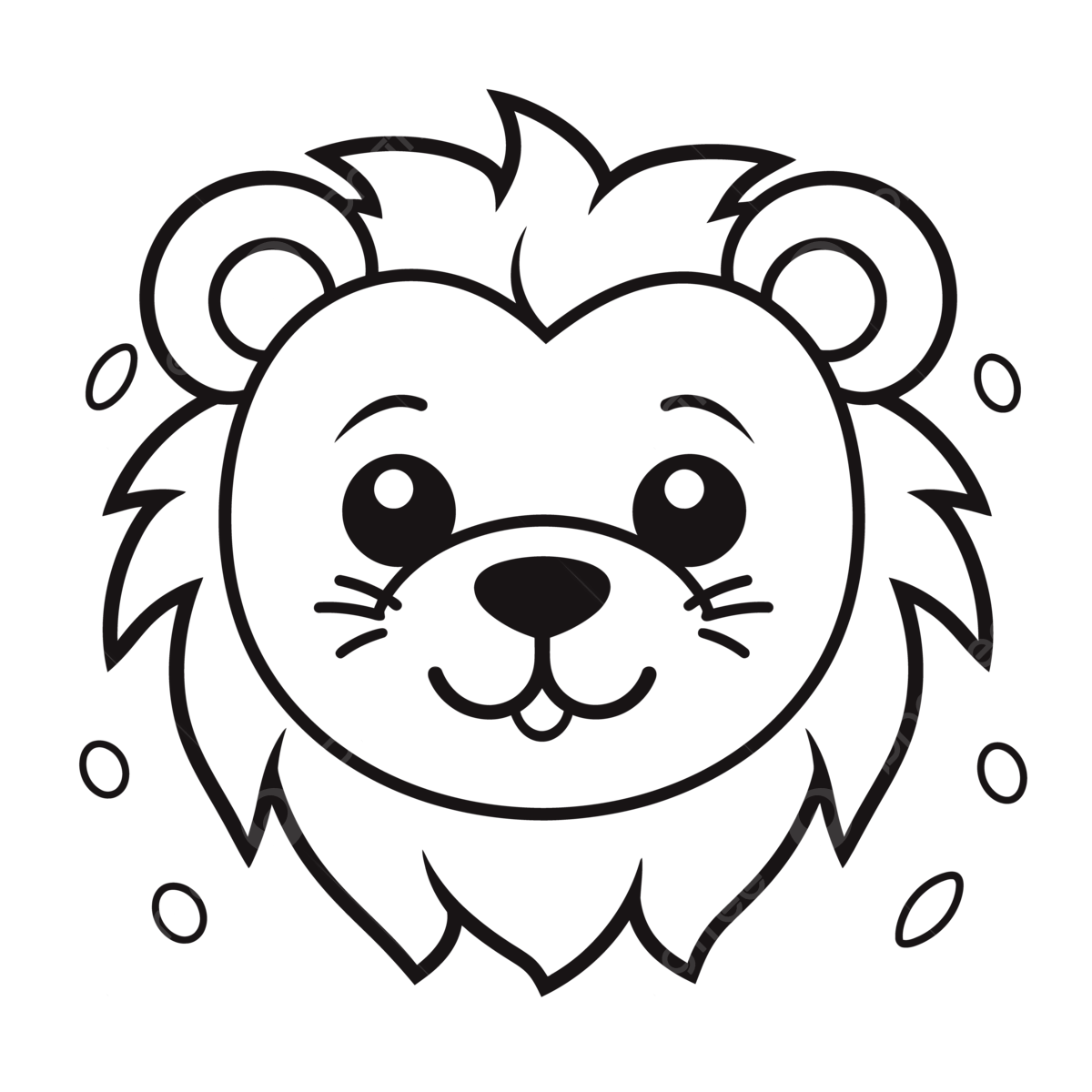 Dibujo de cara cabeza leãn para colorear pãgina niãos boceto quema tinta simple vector png dibujos dibujo de leon dibujo de ala dibujo de la cara png y vector para dcargar gratis