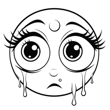 Ojos llorando png imãgen transparent