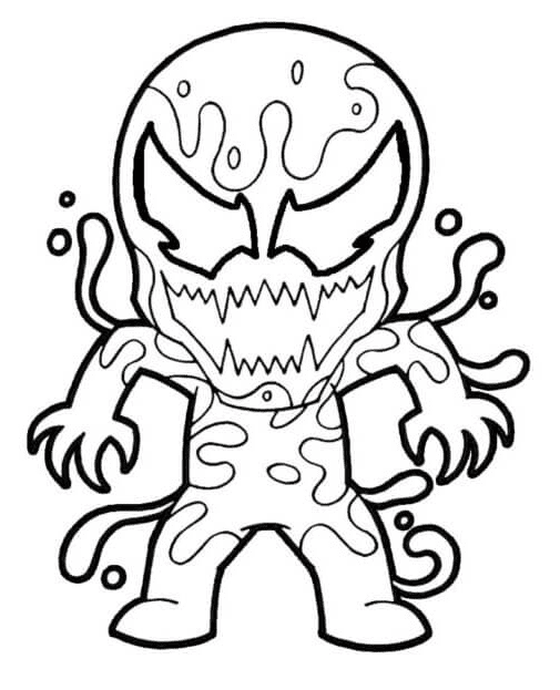 Carnage coloring pages printable for free download