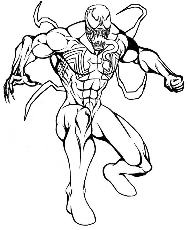 Carnage coloring pages printable for free download