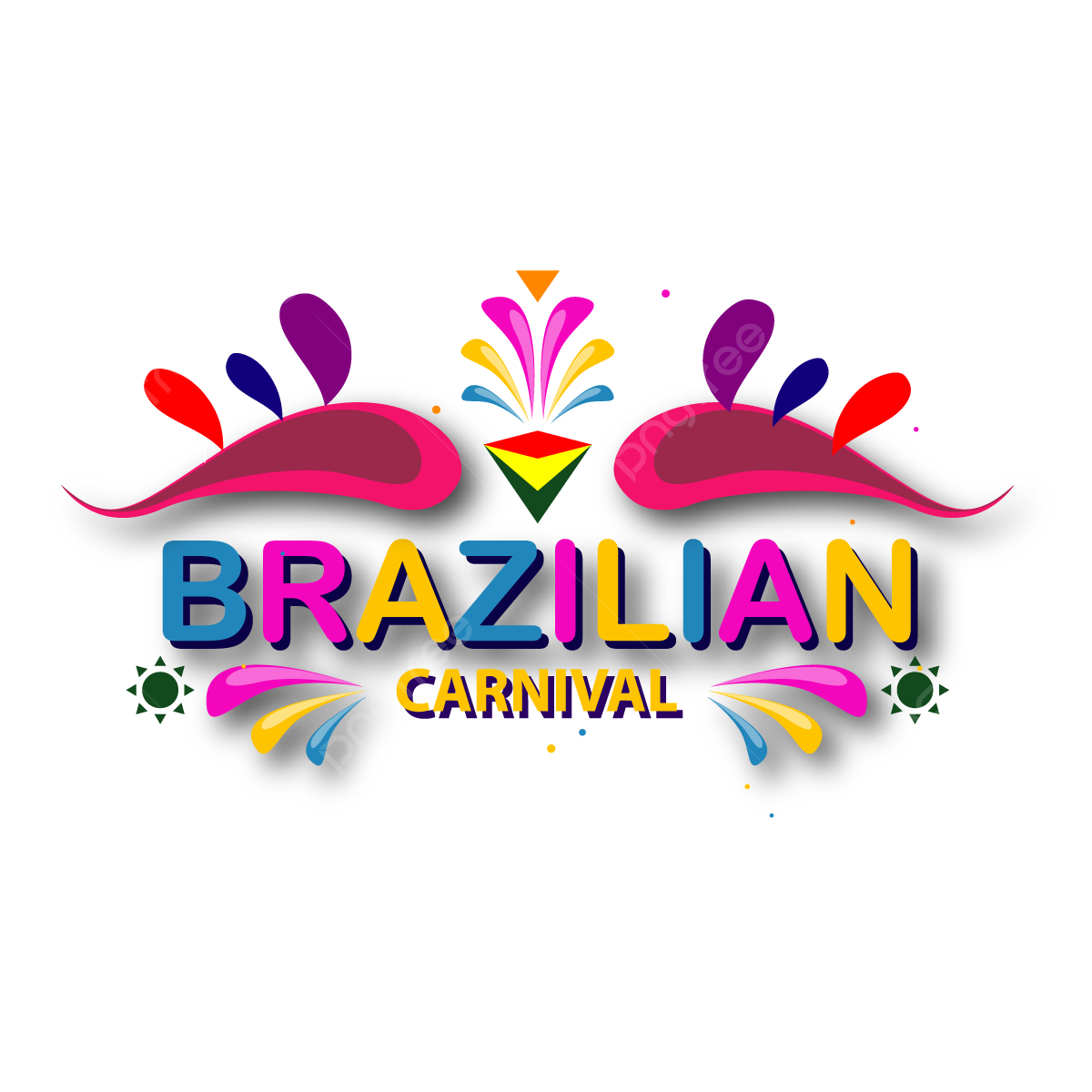 Brazil confetti png transparent images free download vector files