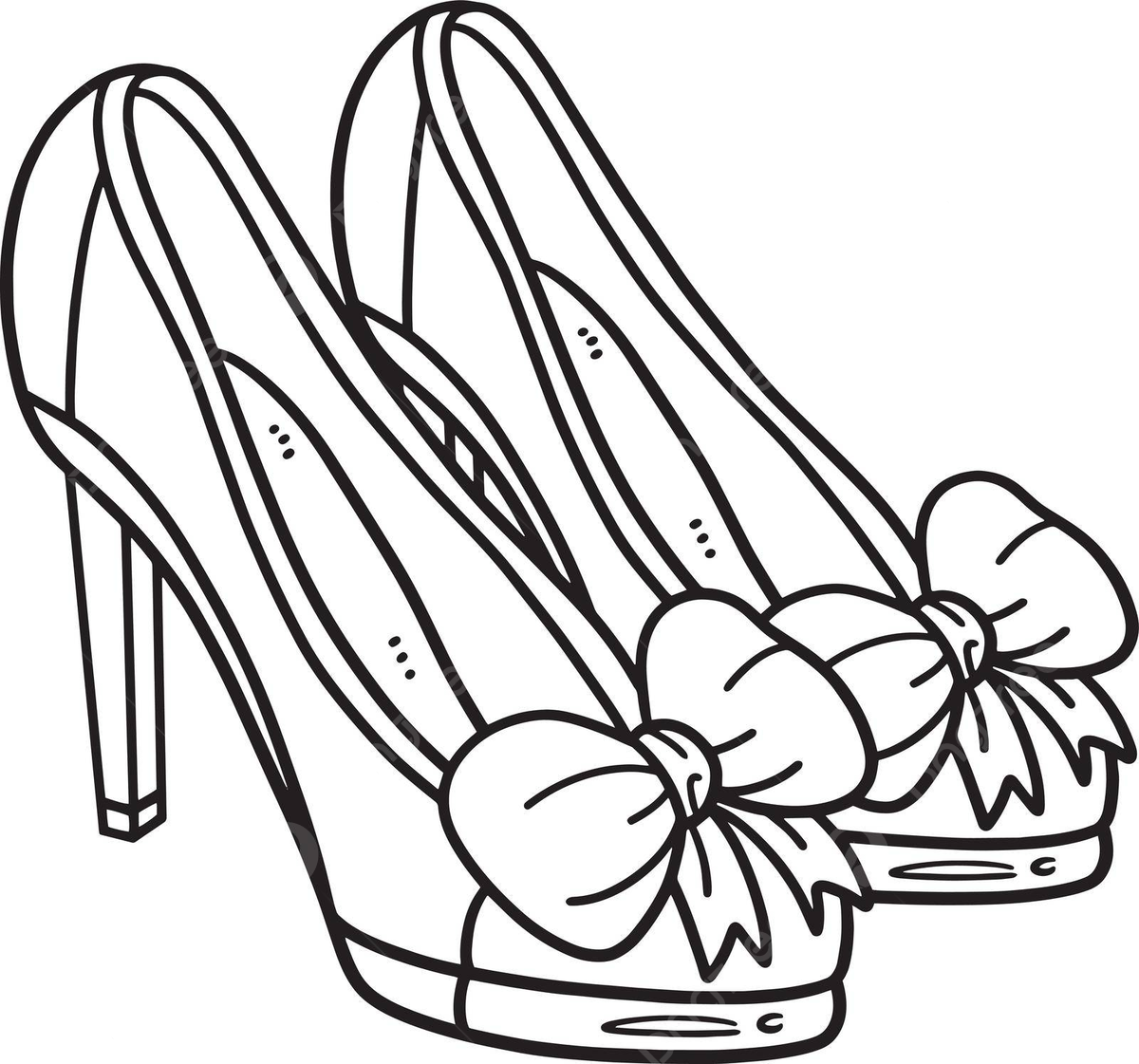 Wedding shoes isolated coloring page for kids groom page couple vector couple drawing shoe drawing ring drawing png and vector with transparent background for free download