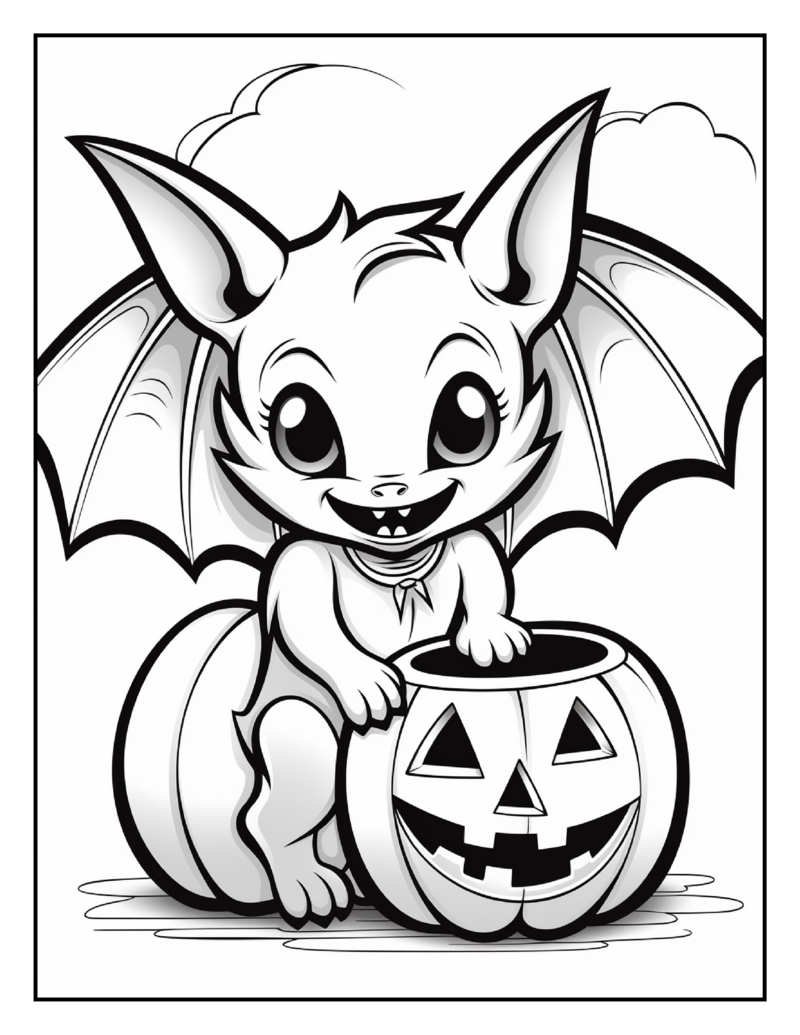 Coloring page halloween png images png free download