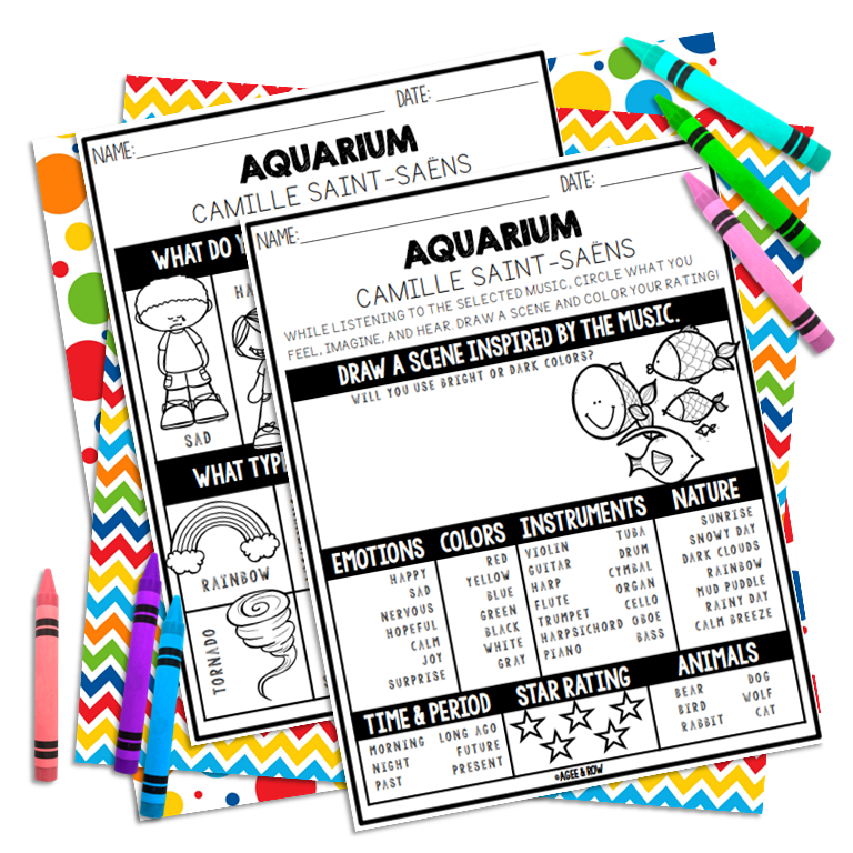 Carnival of the animals classical music sel listening activity packet made by teachers