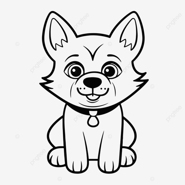 Dibujo de lindo perro dibujos animados para colorear pãgina bozo vector png dibujos dibujo del coche dibujo de dibujos animados dibujo de perro png y vector para dcargar gratis