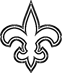 Click to get a bigger copy saint coloring new orleans saints football coloring pages