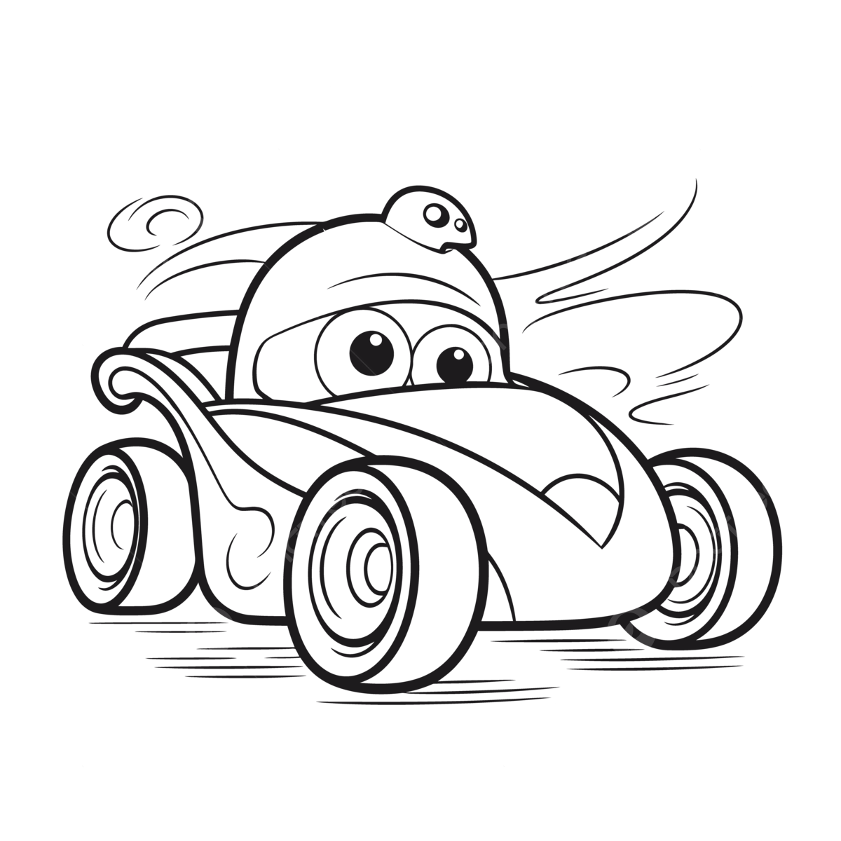 Coche tã montando en la carretera para colorear pãginas bozo boceto dibujo vector png dibujos dibujo de carreras quema de carreras boceto de carreras png y vector para dcargar gratis